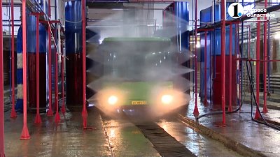 В Челябинских зеленых автобусах поддерживают чистоту