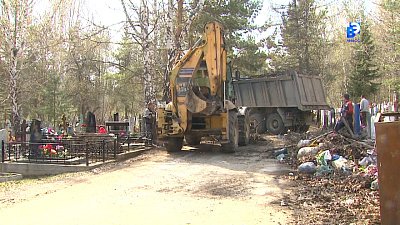 Уборка миасских кладбищ пройдет в три этапа