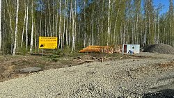 На улице Хариса Юсупова в Челябинске приступили к строительству двухполосной дороги