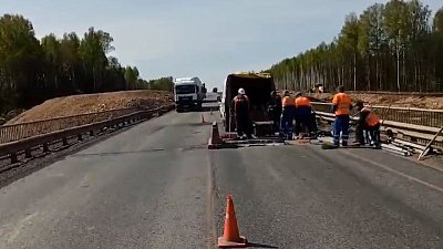 В Челябинской области на участке трассы М-5 введено реверсивное движение