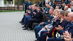 «Нужно всегда быть готовыми»: в Челябинске отметили 375‑летие пожарной охраны России