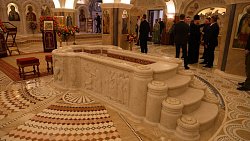 В Челябинске освятили крестильный храм кафедрального собора Рождества Христова