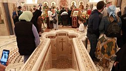 Открытие нижнего храма стало для челябинцев настоящим подарком в Вербное воскресенье