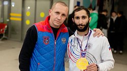 Боксер Эдмонд Худоян вернулся в Челябинск после победы на чемпионате Европы