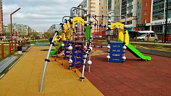 На северо-западе Челябинска благоустроили пешеходную зону