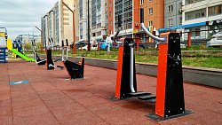 На северо-западе Челябинска благоустроили пешеходную зону