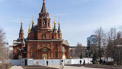 В Челябинске благоустроят аллею возле храма Александра Невского