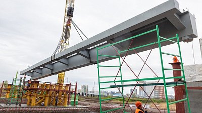 Промгруппа «Конар» начала монтаж вантового моста через реку Миасс в Челябинске