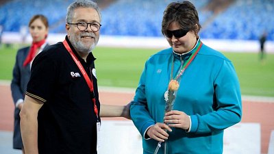 Слепая легкоатлетка из Челябинска завоевала серебро на Гран-при в Марокко