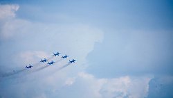 Высший пилотаж: показываем лучшие кадры авиагруппы «Стрижи»