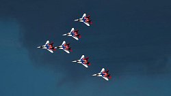 Высший пилотаж: показываем лучшие кадры авиагруппы «Стрижи»