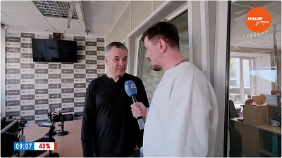 Студия радиовещания в «Прямом включении»