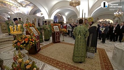 В Челябинске освятили крестильный храм нового Кафедрального собора