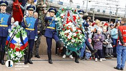 Челябинск встретил «Поезд Победы»