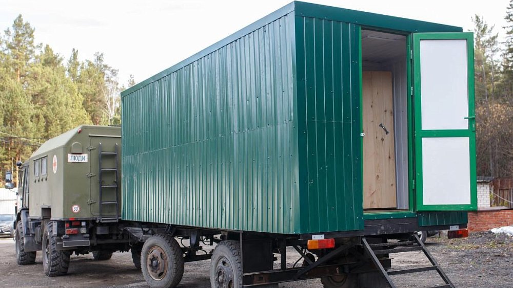 В зону СВО из Златоуста отправят мобильные бани