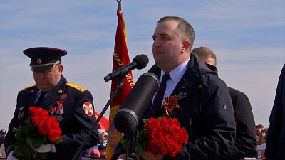 Олег Гербер поздравил жителей Челябинской области с Днем Победы