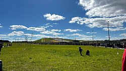 В Магнитогорске развернули гигантскую георгиевскую ленту