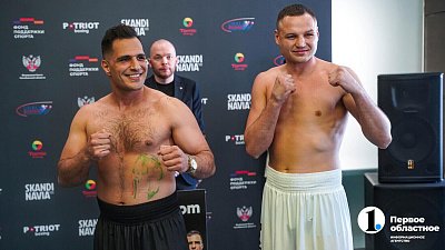 В Челябинске состоялось медийное взвешивание участников турнира по боксу «Танкоград»