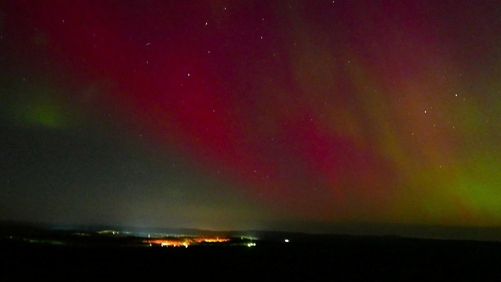Жители Челябинской области наблюдали северное сияние в ночь на 11 мая