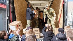 Из Златоуста в Донбасс отправили 20 тонн гуманитарной помощи