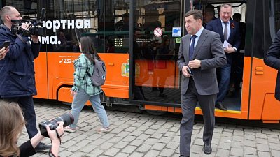 Новый трамвай УКВЗ «Кастор» обкатывают в Екатеринбурге