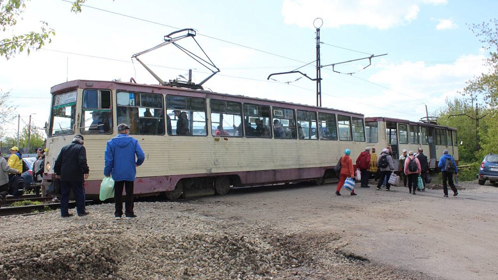 В Металлургическом районе Челябинска запустили трамвай‑челнок
