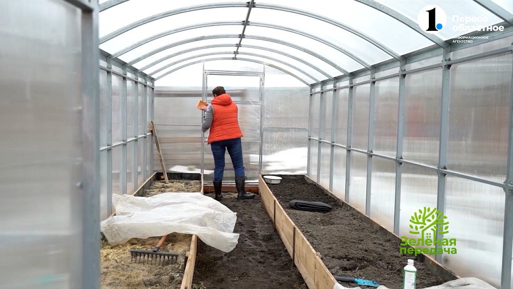 Для хороших урожаев нужно потрудиться. Моем теплицу!