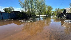 В подтопленном поселке Горняк продолжают откачивать воду