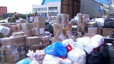 В Миассе собирают гуманитарную помощь со всей области