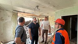 Челябинские строители начали восстанавливать еще один многоквартирный дом в Ясиноватой