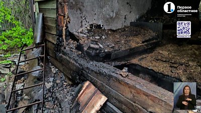 Ночной пожар унес жизни людей в поселке Петровский