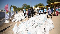 220 мешков мусора собрали волонтеры с пляжа Шершневского водохранилища в Челябинске