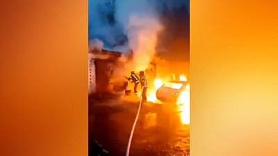 В Южноуральске мужчина пострадал во время пожара в гараже