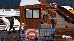 Прокат катамаранов работает в центре Челябинска