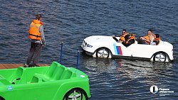 Прокат катамаранов работает в центре Челябинска