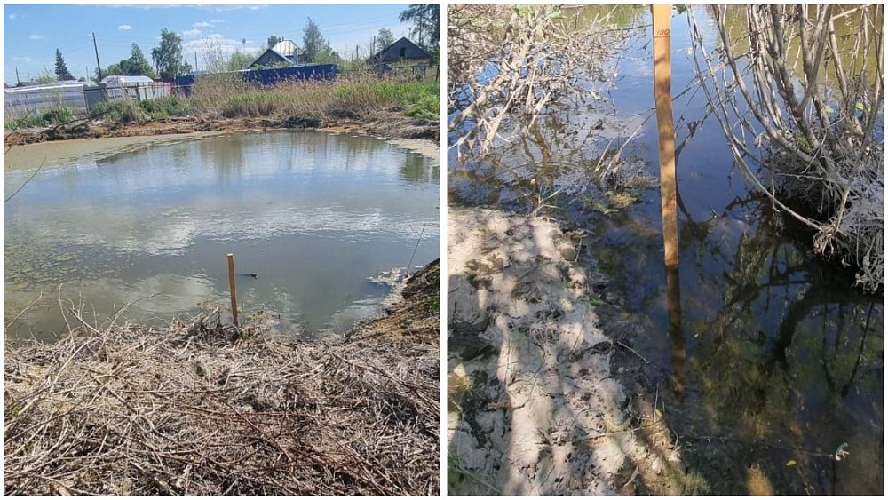 В подтопленных поселках Копейска снижается уровень воды