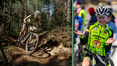 Копейская велогонщица выиграла сверхмарафон на чемпионате России по маунтинбайку