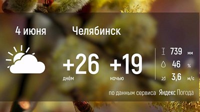 В Челябинской области температура воздуха поднимется до 28 градусов тепла