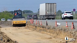 Дорожники расширяют трассу между Вахрушево и Миасским до четырех полос