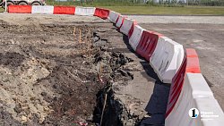 Дорожники расширяют трассу между Вахрушево и Миасским до четырех полос