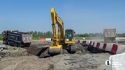 Дорожники расширяют трассу между Вахрушево и Миасским до четырех полос