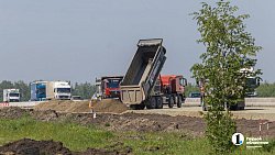 Дорожники расширяют трассу между Вахрушево и Миасским до четырех полос