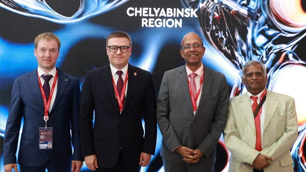 Алексей Текслер: Челябинская область может стать входными воротами в Россию для Индии