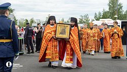 В Челябинск доставили чудотворный образ Казанской иконы Богородицы