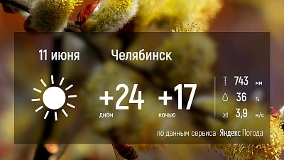 В Челябинской области будет жарко и солнечно