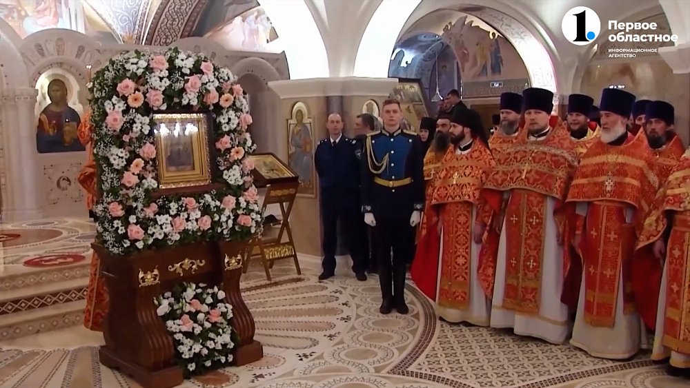 В Челябинский собор Рождества Христова привезли Казанскую икону Божией матери