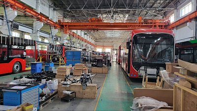 В Челябинске возобновил работу завод по производству троллейбусов