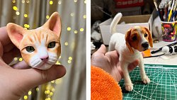 Жительница Южноуральска делает игрушки по фотографиям умерших животных