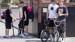 В центре Челябинска открыли скейт‑парк с новыми фигурами