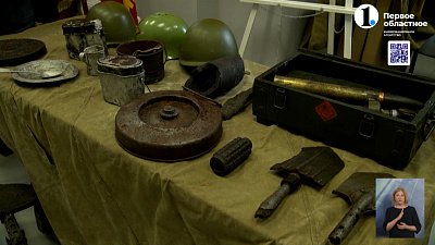 Челябинский школьникам показали немецкий самозарядный «Вальтер»